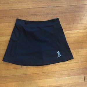 EUC Black Running Skirt